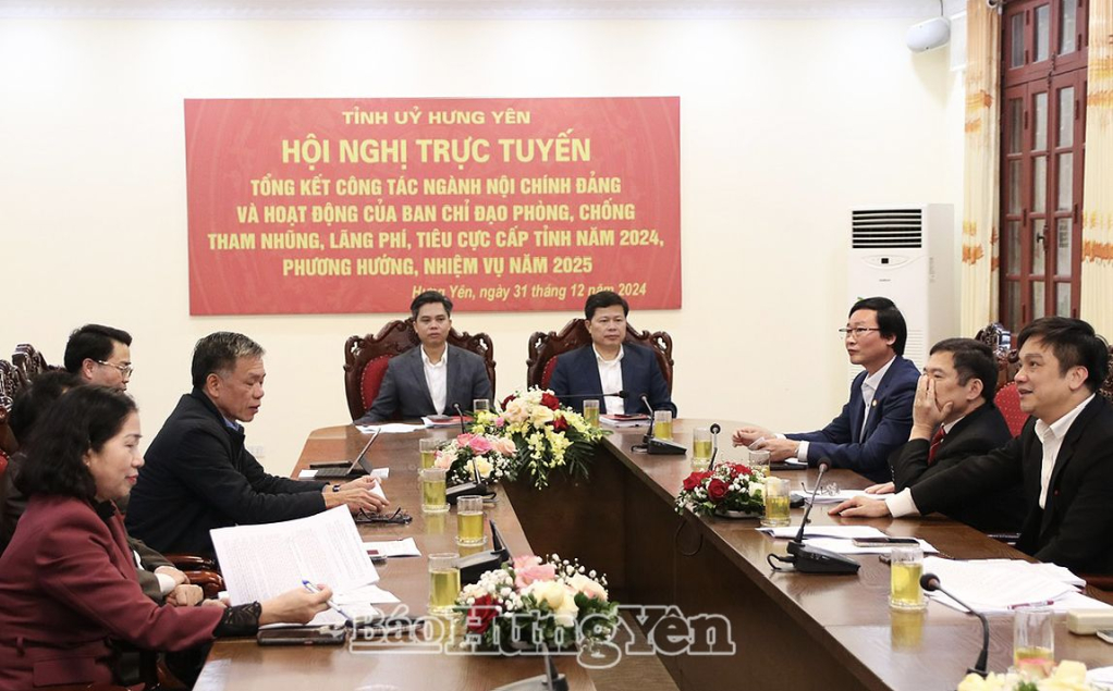 Tổng kết công tác ngành Nội chính Đảng và hoạt động của Ban Chỉ đạo phòng, chống tham nhũng, lãng phí, tiêu cực cấp tỉnh năm 2024