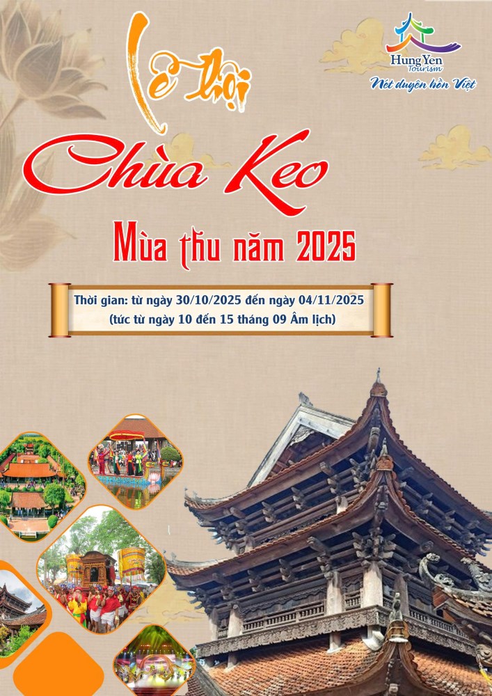 Lễ hội chùa keo mùa thu năm 2025