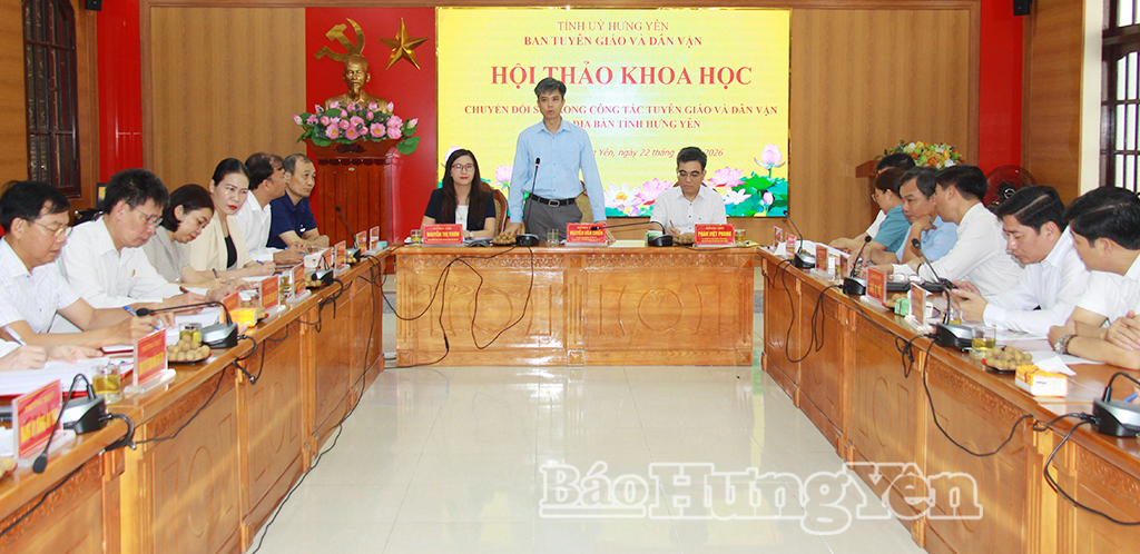 Đẩy mạnh chuyển đổi số trong công tác tuyên giáo và dân vận